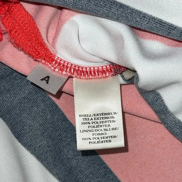 Ann Taylor • Striped Zipper Back Tank Blouse - Picture 7 of 9